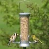 Silver Defender 2 Port Metal Seed Feeder
