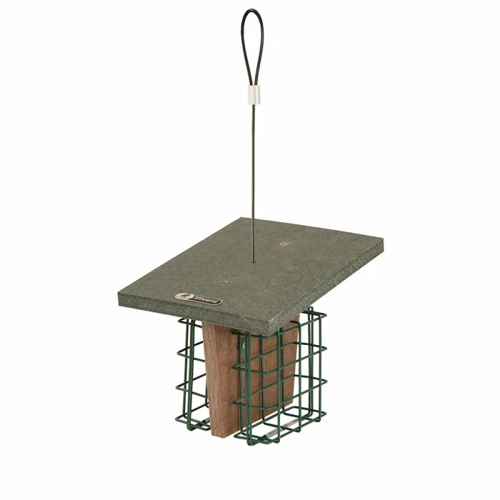 Monviso Recycled Peanut Cake Square Bird Feeder - Image 3
