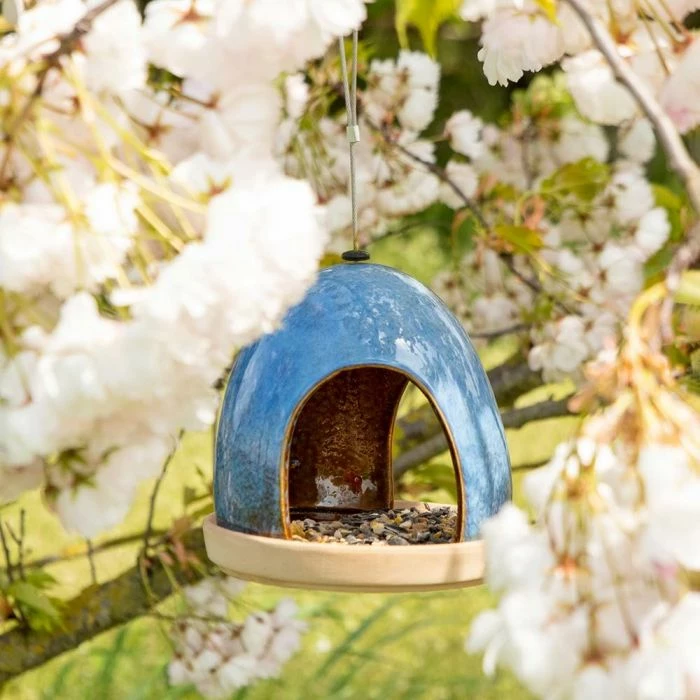 National Trust Vierno Tavern Bird Seed Feeder (Blue) - Image 2
