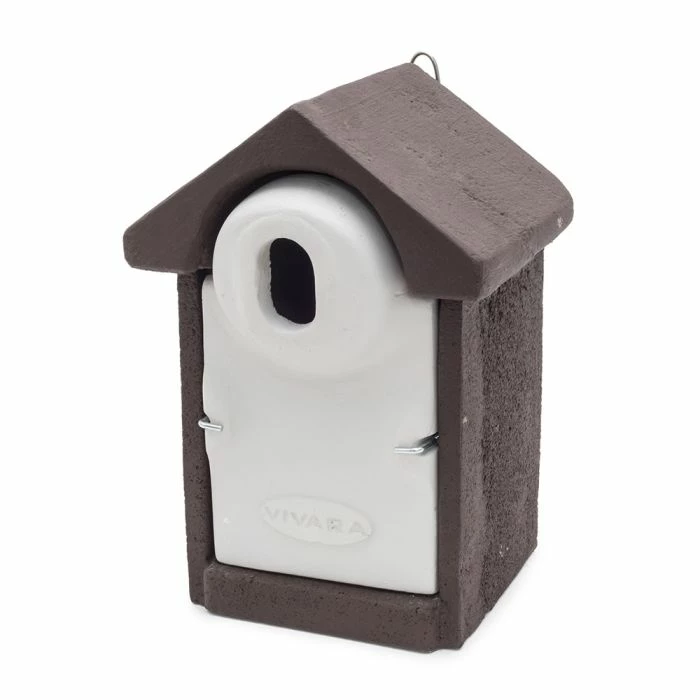 WoodStone® Seville 32mm Oval Hole Nest Box (Brown) - Image 2