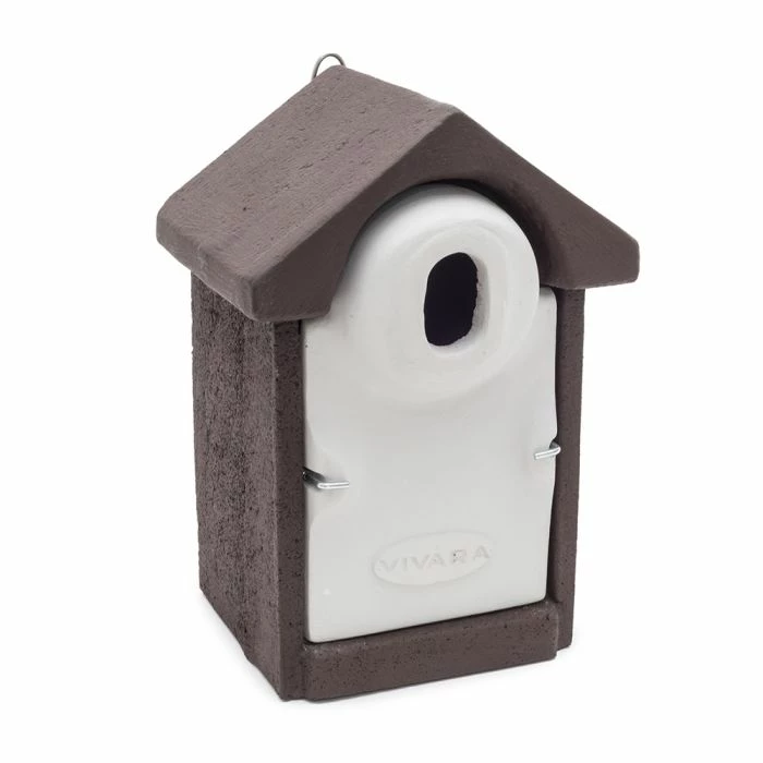 WoodStone® Seville 32mm Oval Hole Nest Box (Brown) - Image 3