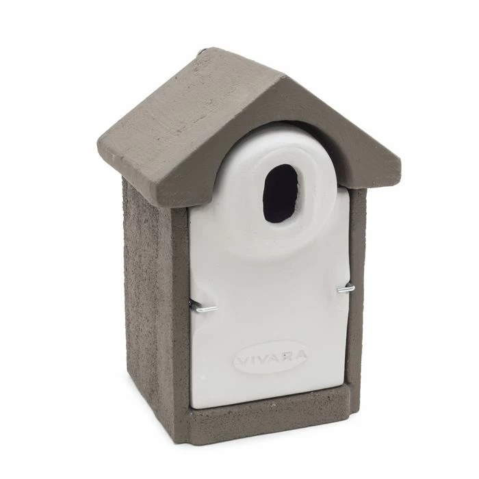 WoodStone® Seville 32mm Oval Hole Nest Box (Grey) - Image 2