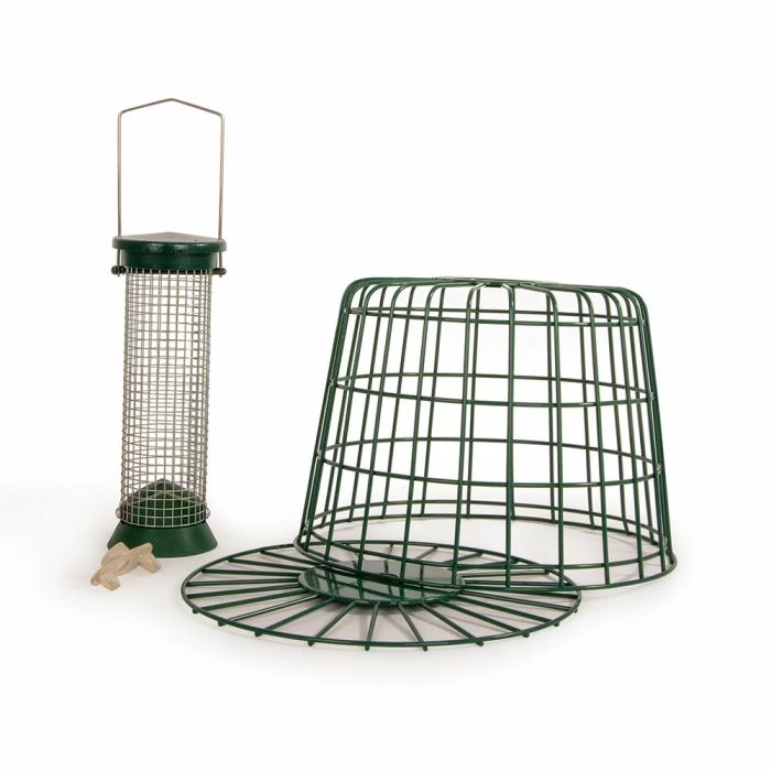 Small Peanut Bird Feeder With Guardian - Image 3