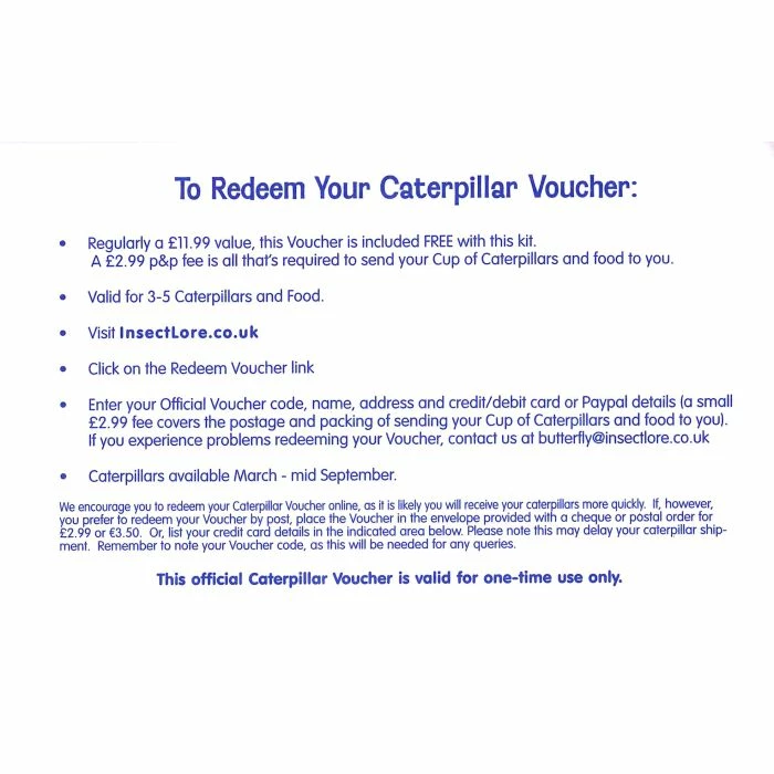 Certificate For Replacement Caterpillars - Image 2