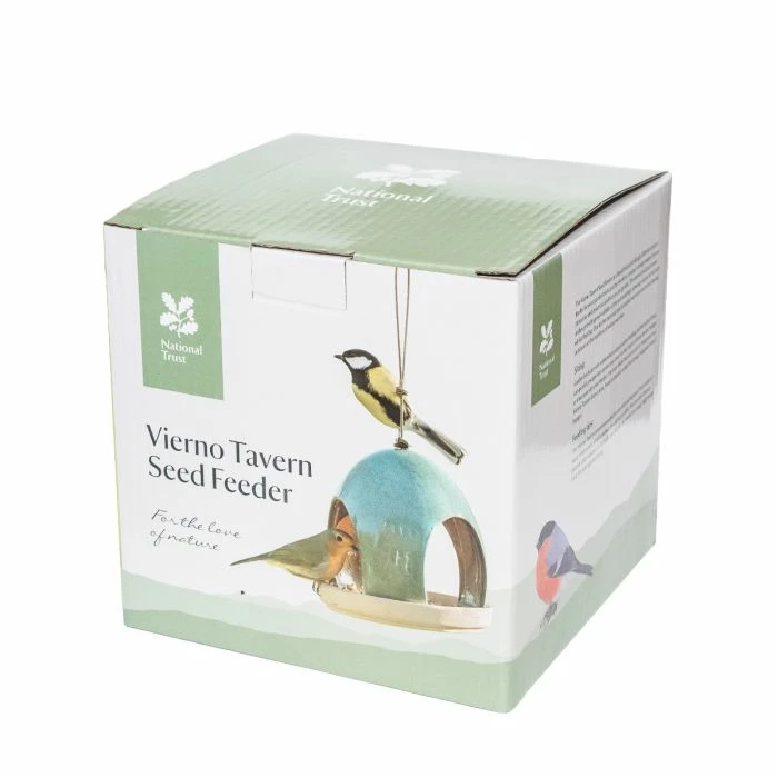 National Trust Vierno Tavern Bird Seed Feeder (Blue) - Image 5